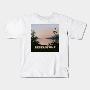 Columbia River Sunset Kids T-Shirt